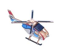 Modelo De Helicóptero - Helicóptero con Energía Solar - Kit De Maqueta Manual, Juguete Educativo De Montaje Creativo para Juego Y Exhibición En Hogar para Niños