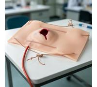 Modelo de herida de bala, entrenador de embalaje de heridas portátil, kit de entrenamiento para detener el sangrado, escena de sangrado de trauma simulada de muslo/brazo, para práctica de evaluación