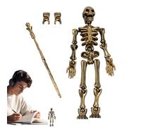 Modelo de hueso humanoide - Marco de montaje Multi-articulaciones, escultura de material sintético rígido, Ilustración completa de la cinética, soporte rígido resistente a los golpes |