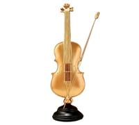 Modelo de instrumento musical decorativo Figuras Decorativas De Violín Y Saxofón Dorado Obras De Arte Musicales Accesorios De Decoración Del Hogar(B)