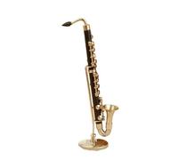 Modelo de instrumentos musicales Ornamentos del modelo de clarinete de bajo Mini instrumentos musicales