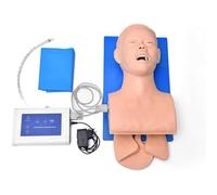 Modelo de intubación para adultos, simulador de intubación traqueal, PVC para adultos, modelo de instrucción de maniquí, entrenador de gestión de la vía aérea, intubación traqueal, simulador de