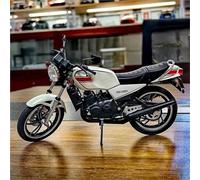 Modelo de Juguete 1:12 para Yamaha RZ250, Modelo De Motocicleta Carreras Clásica Aleación, Fundido A Presión, Deportiva Cross-Country Callejera, Regalos(White)