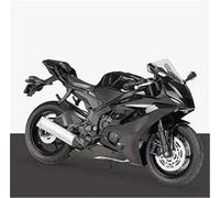 Modelo de Juguete 1/12 para Yamaha YZF-R6 YZFR6 YZF R6 2020 Modelo De Motocicleta Carreras Aleación Fundida Juguete Colección Miniatura Coche Decoración del Hogar(Nero)
