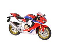 Modelo de Juguete Adornos De Regalo A Escala 1/9 para Honda CBR 1000RR HRC, Modelo Motocicleta Carreras, Miniatura Fundida A Presión, Tamaño Grande, Iluminable, Colección(Rosso)