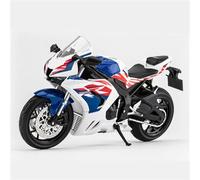Modelo de Juguete Adornos Escritorio para Computadora 1:12 para Honda CBR 1000RR-R, Modelo De Motocicleta Carreras Aleación, Metal Fundido A Presión, Colección, Juguete Regalo(White)