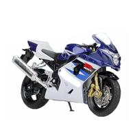 Modelo de Juguete Maqueta De Motocicleta, Juguete Cumpleaños, Regalo 1:18 para Suzuki GSX-R750, Simulación Carreras Aleación, Fundición A Presión