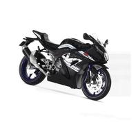 Modelo de Juguete Modelo De Motocicleta A Escala 1/12, Portátil, Carreras, con Dedo, Simulación Moto, Juguetes Colección para Suzuki GSX-R1000R GSXR1000R GSX R1000R(Nero)