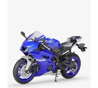 Modelo de Juguete Modelo De Motocicleta A Escala 1/12, Portátil, Carreras, Dedo, Simulación Moto, Juguetes Colección para Yamaha YZF-R6 YZFR6 2020(BLU)