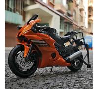 Modelo de Juguete Modelo De Motocicleta Calle, Simulación, Colección, Juguetes, Regalo 1:12 para Yamaha YZF-R6, Carreras Aleación, Metal Fundido A Presión(Orange)