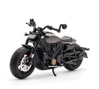 Modelo de Juguete Modelo De Motocicleta Carreras Aleación 1/12, Metal Fundido A Presión, Deportiva Calle, Juguete Regalo para Harley Sportster(Grey)
