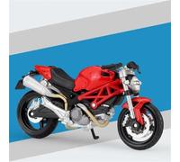 Modelo de Juguete Modelo De Motocicleta Carreras Aleación para Ducati Monster 696, Escala 1:18, Metal Fundido A Presión, para Deportes Calle, Regalos Simulación