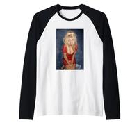 Modelo de la Actriz Pamela Anderson Baywatch de Michael Grecco Camiseta Manga Raglan