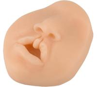 Modelo de labio hendido de silicona suave, simulador de entrenamiento de sutura de labio hendido 3D, kit de enseñanza del módulo de aprendizaje de sutura humana, for práctica de exhibición(B)