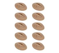 Modelo de Labios de Entrenamiento de Tatuajes Semi Permanentes de Silicona Suave, Tatuaje de 10 Piezas 3D Labios Falsos con Buena Simulación, Ideal para la Práctica del Novato y