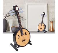 Modelo de Laúd Chino, Modelo Chino Zhongruan, Relación 1:4, 14cm/5,5 Pulgadas, Agarre Cómodo, Instrumentos de Estilo Clásico Tradicional Nacional, Juguetes