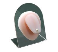 Modelo de lengua humana de simulación: maniquí de silicona flexible con piercing for acupuntura y estudios científicos.(With stand)