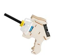 Modelo de limpiador de presión de aire de madera, juguete educativo para niños, experimento de física para estudiantes, aprender principios de ingeniería, ayuda para aprendizaje de física en