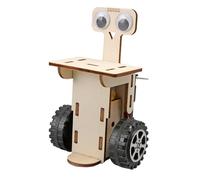 Modelo De Madera Natural Kit De Robótica De Madera, Rompecabezas De Aprendizaje De Juguetes Enchufables | Kit Creativo De Ensamblaje con Una Función De Juego Práctica, Juguetes De Artesanía Pedagógic