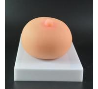 Modelo de Mama de Lactancia Femenina de Silicona - Simulación Realista de Mama Humana 21x12x11cm