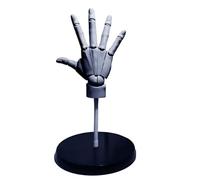 Modelo de mano articulada 1:1 con base, 2 manos de maniquí con articulación móvil para dibujar y pintar, 14, 2 pulgadas