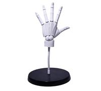 Modelo de mano artística, maniquí artístico articulable de 14.2 pulgadas y 36 cm, modelo 1 a 1 súper movible para mano izquierda, articulaciones flexibles para dibujar, bocetos, pintura, color blanco