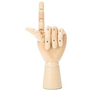 Modelo de Mano de Madera, Modelo de Mano de Maniquí de Arte de Madera Estatua de Arte Mano de Madera Dedos Movibles Flexibles Figura de Mano de Maniquí para Dibujar Suministros de Arte
