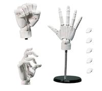 Modelo de mano, modelo de mano izquierda y derecha flexible 1:1, modelo de mano de artista flexible, modelo de simulación del cuerpo humano, articulaciones de dedos móviles, for decoración de escritor