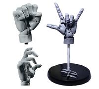 Modelo de mano, modelo de mano izquierda y derecha flexible 1:1, modelo de mano de artista flexible, modelo de simulación del cuerpo humano, articulaciones de dedos móviles, for decoración de escritor