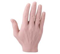 Modelo de mano tatuada para hombre, de tamaño real, piel falsa, modelo de mano de silicona tatuada, modelo de mano falsa para práctica