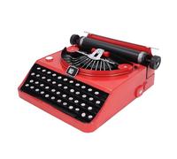Modelo de Máquina de Escribir Retro Vintage, Máquina de Escribir Antigua de Hierro, Decoración de Mesa, Modelo de Exhibición, Estatua Ornamental de Máquina de Escribir