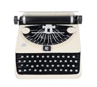 Modelo de Máquina de Escribir Vintage, Decoración Retro de Máquina de Escribir, Juego de Construcción de Máquina de Escribir Antigua, Accesorios Manuales Portátiles para el Hogar