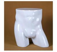 Modelo De Medio Torso Masculino, Maniquí De Cadera, Expositor De Ropa Interior, Modelado De Piernas Oblicuas, Modelo De Cadera, Pantalones, Ropa Interior, Traje De Baño.(Blanco)