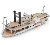 Modelo De Metal 3D Barco De Vapor Sultana + Pinzas ME1019 00191