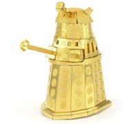 Modelo De Metal 3D Dalek Dorado De Doctor Who + Pinzas 40012