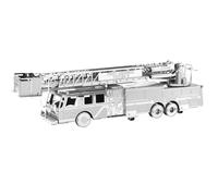 Modelo De Metal 3D De Camión De Bomberos + Pinzas 11159