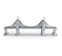 Modelo De Metal 3D Del Puente De Brooklyn + Pinzas 010480