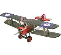 Modelo De Metal 3D Sopwith Camel Biplano + Pinzas 00238