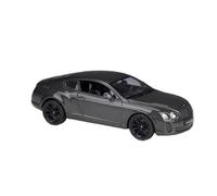 Modelo De Metal Fundido A Presión Bentley Continental Supercar GT Coupé 1:24 con Sonido Y Luz Simulados Decorativo Coleccionable(Gray)