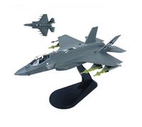 Modelo de metal fundido a presión US F-35A Lightning II Stealth Fighter Jet escala 1:72 con soporte de exhibición, avión militar premontado para coleccionistas adultos, oficina hogar regalo(Flight