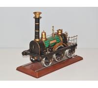 Modelo De Metal Locomotora De Vapor Oldtimer Fire King Modelo De Metal L 30 cm