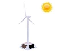 Modelo de Molino de Viento Solar con Energía Dual - Juguete Educativo para sobre Energías Renovables, Molinillo de Viento Solar de plástico Inteligente para niños