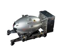 Modelo de montaje de hombre gordo americano de la Segunda Guerra Mundial 1/12 - Rompecabezas de metal 3D para adultos, un gran coleccionable para Oppenheimer y Militar (Fat Man Bomb)
