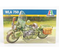 MODELO DE MOTO ESTÁTICA ITALERI HARLEY DAVIDSON WLA 750 MILITAR 1942 ESCALA 1/9