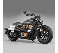 Modelo de Motocicleta A Escala 1/12 Vehículos De Fundición A Presión, Coleccionables Pasatiempos Modelos De Motocicletas Juguetes para Harley para Davidson Sportster S(Grey)