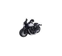 Modelo De Motocicleta A Escala 1: 18, Réplica De Bicicleta De Simulación, Regalo, Decoración De Pasteles, Complemento Para Hornear Bicicleta De Retorno(White)