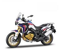 Modelo de motocicleta a escala Regalo De Cumpleaños Coleccionable Adornos Escritorio Motocicleta, Juguetes, Maqueta Vehículos Fundición A Presión 1/18 Para Honda Para Africa Twin DCT(White)
