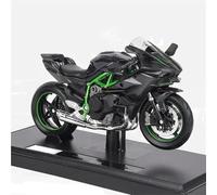 Modelo de Motocicleta Adornos De Coche Juguete, Regalos, Escala 1:18, para Kawasaki para Ninja H2R, Modelo Motocicleta Aleación, Colección Mini Moto Series