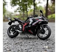 Modelo de Motocicleta Aleación De Carreras Diecast Juguetes Regalo Cumpleaños Moto Juguete A Escala Cross-Country 1/12 para Kawasaki para Ninja ZX-25R(Grey)