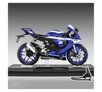 Modelo De Motocicleta Fundido Presión 1:12 para Yamaha YZF R1M YZFR1M YZF-R1M Modelo De Motocicleta De Aleación para Exhibición(Dark Blue)